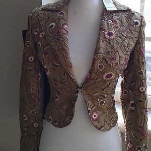 COPY - Vintage Arden B $148 Embroidered Silk Blazer